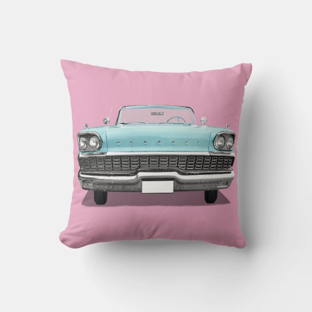 CLASSIC CAR THROW PILLOW (Front)