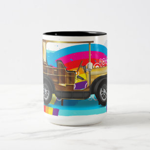 Classic Car Two-Tone Coffee Mug