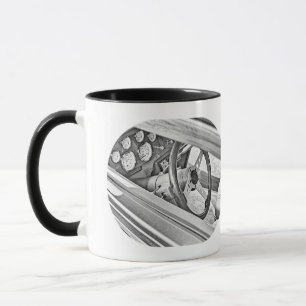 Classic Car View In Driver's Window - Two Sided Mug