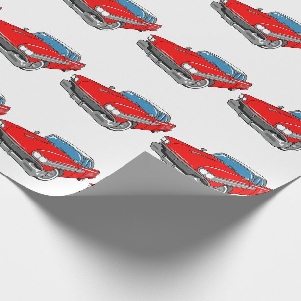 Old Car Wrapping Paper