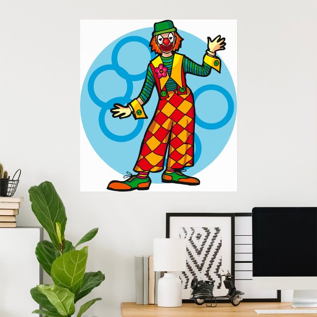 Classic Carnival Clown Poster (Creator Uploaded)