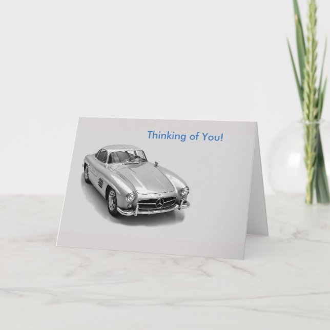 Classic Cars image for Get Well Greeting card (Front)