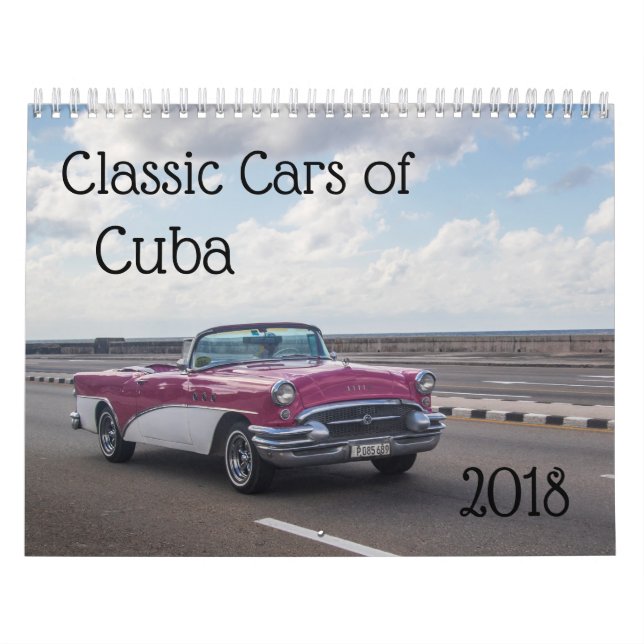 Classic cars of cuba calendar (Cover)