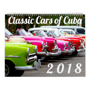 Classic Cars of Cuba Calendar