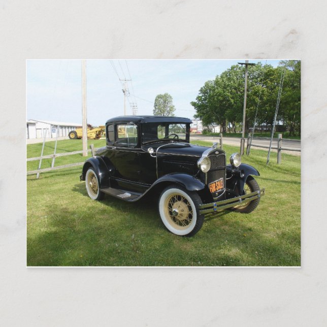 Classic Cars Postcard (Front)