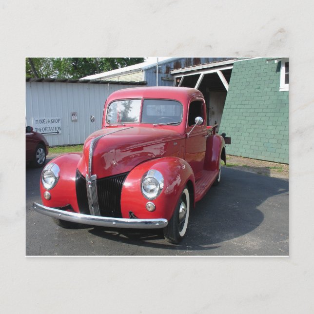 Classic Cars Postcard (Front)