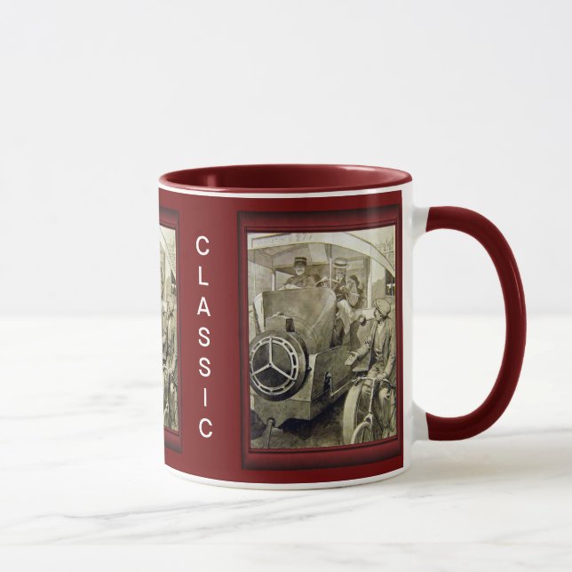 Classic cars - Veteran cars - Vintage car Mug (Right)