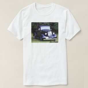 Classic Cars - Vintage Black Pickup Truck  T-Shirt
