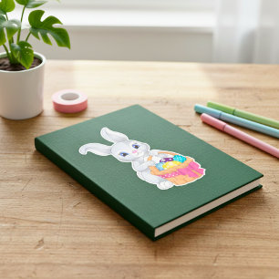 Classic Cartoon Easter Bunny Stickers