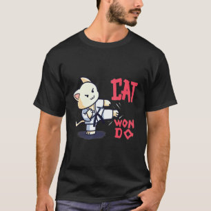 Classic Catwondo Karate Cat Taekwondo Master Marti T-Shirt