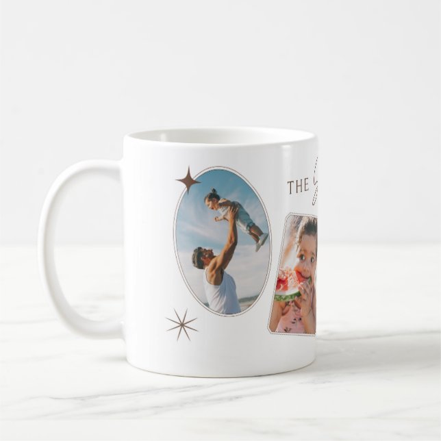 Classic Ceramic Coffee Mug" "Customizable Photo Mu Mug (Left)