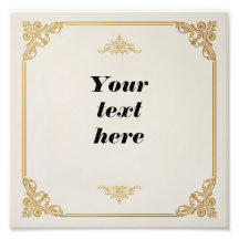 Classic Certificate Template with Ornate Gold Acce