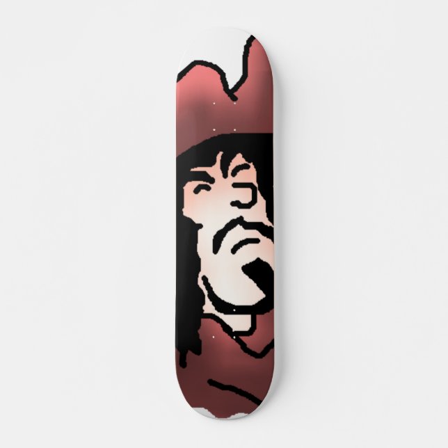 Classic Characters 2-5 Captain Hook Skateboard (Front)