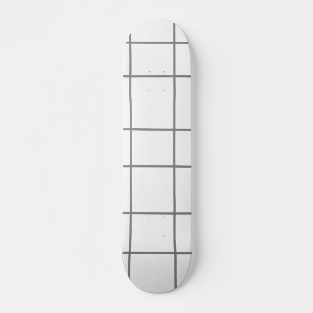 Classic Chequered Pattern Skateboard (Front)