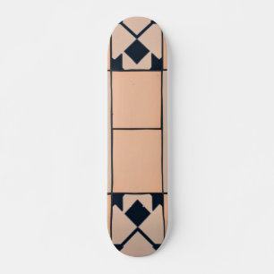 Classic Chequered Pattern Skateboard