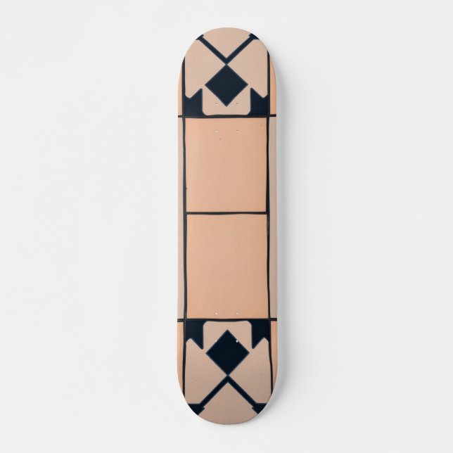 Classic Chequered Pattern Skateboard (Front)