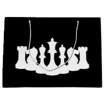 Classic Chess Pieces Black and White