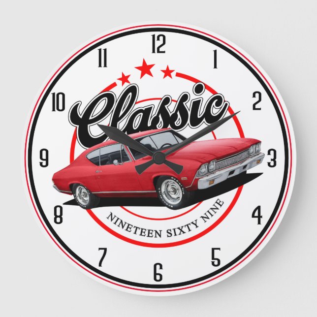 Classic Chevelle Large Clock (Front)
