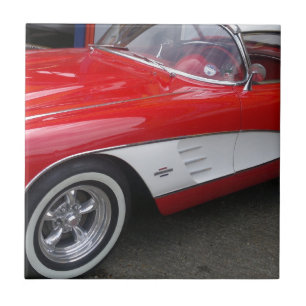 Classic Chevrolet Corvette Ceramic Tile