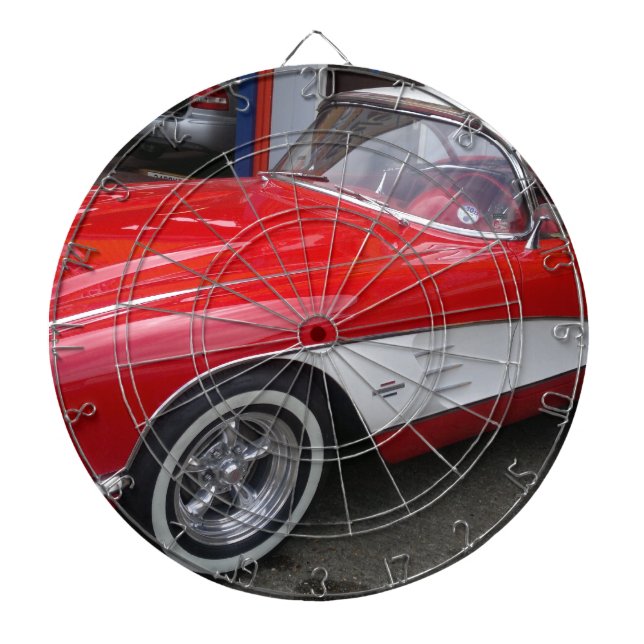Classic Chevrolet Corvette Dartboard (Front)
