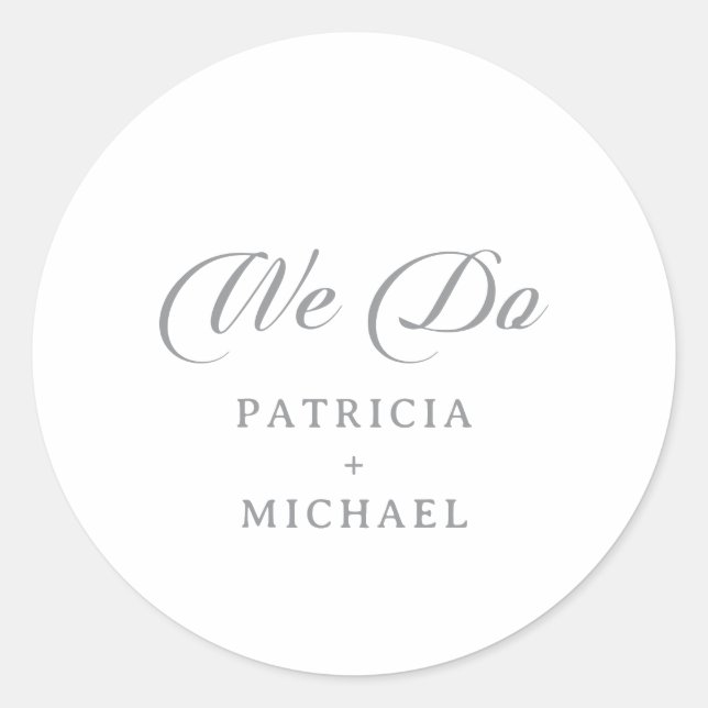 Classic Chic Calligraphy We Do Envelope Seals (Front)