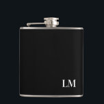 Classic Chic Elegant Wedding Monogram Hip Flask<br><div class="desc">This simple monogram design is classic. This flask makes a great gift for your special occasion.</div>