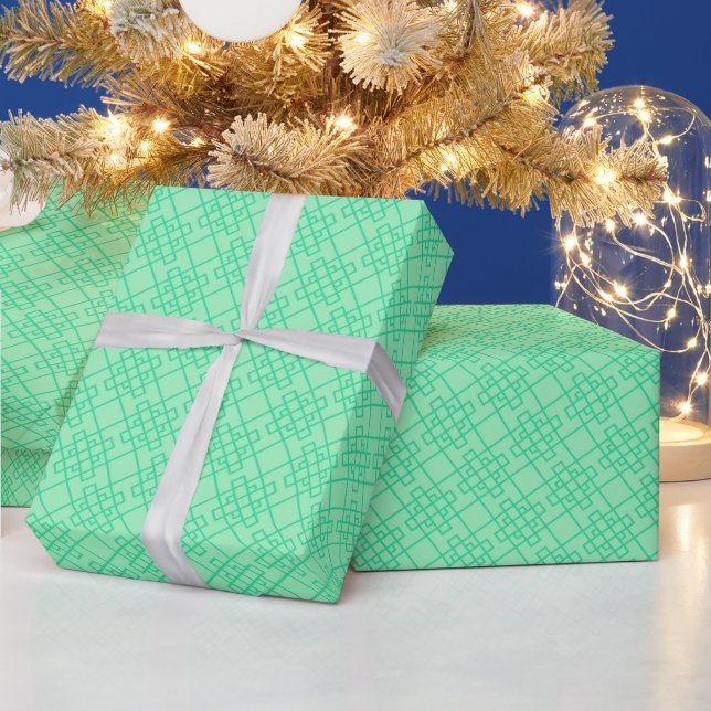 Classic Chic Monogram Heartfelt Wedding Wrapping Paper (Holidays)