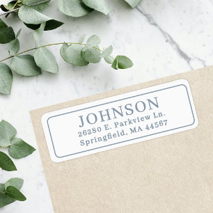 Classic Chic Return Address Label