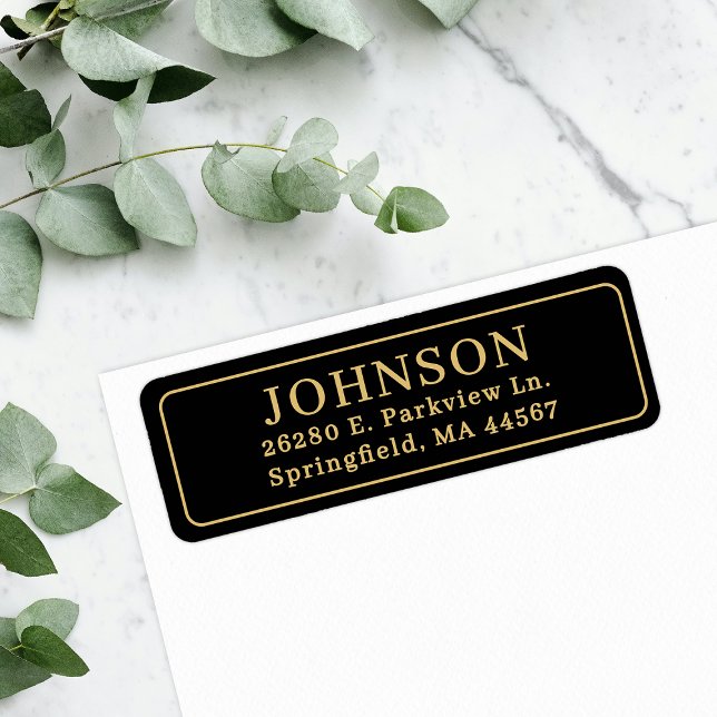 Classic Chic Return Address Label (Creator Uploaded)