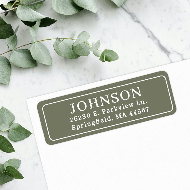 Classic Chic Return Address Label (Creator Uploaded)