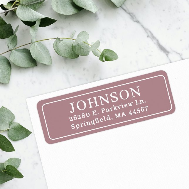 Classic Chic Return Address Label (Creator Uploaded)