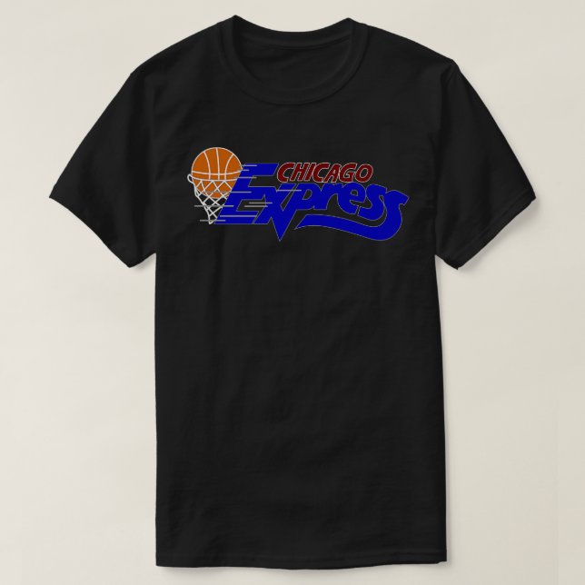 Classic Chicago Express Basketball TShirt (Design Front)
