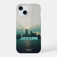 Classic Chicago Skyline Lake Michigan