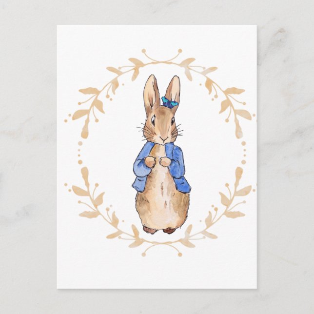 Classic Children's Book Rabbit Postcard (Front)