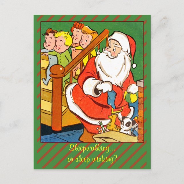 Classic Christmas Art Card or Postcard (Front)