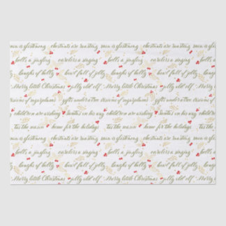 Classic Christmas Carols Tissue Paper