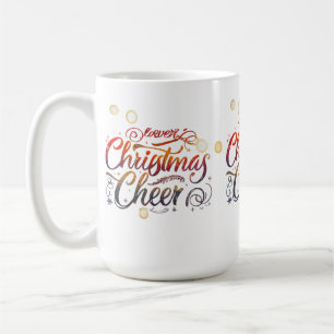 Classic Christmas Cheer Mug - 15 oz  