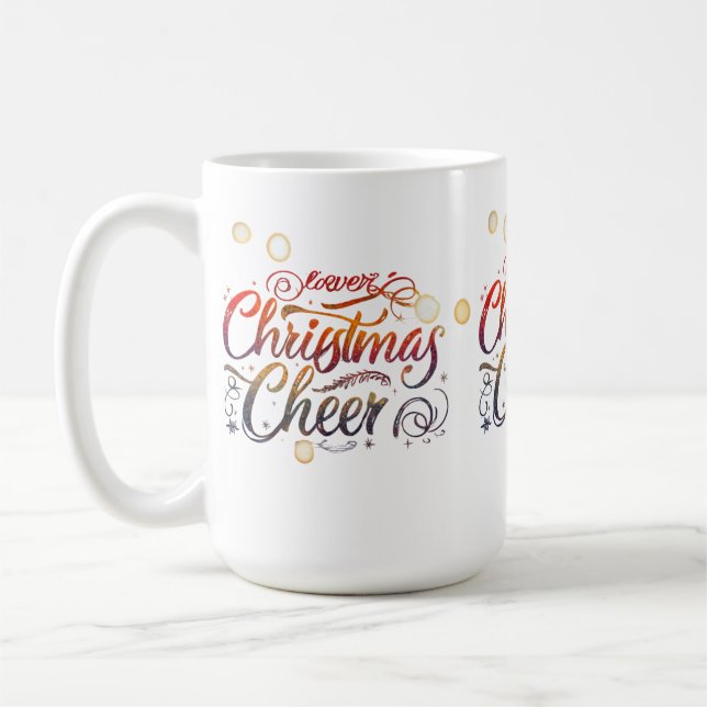 Classic Christmas Cheer Mug - 15 oz   (Left)