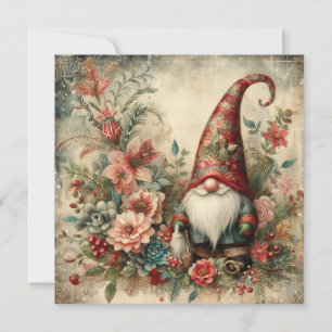 Classic Christmas Deer Greeting Card