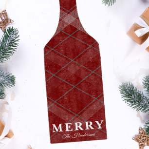 Classic Christmas Gingham Custom Cutting Board