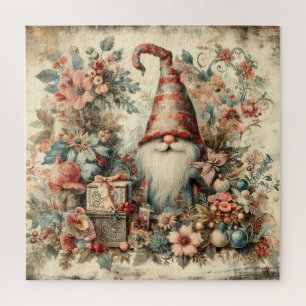 Classic Christmas Gnome Jigsaw Puzzle