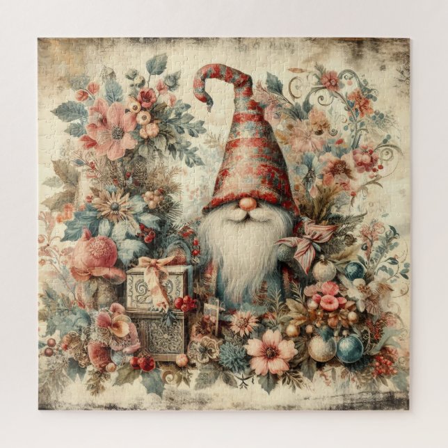 Classic Christmas Gnome Jigsaw Puzzle (Vertical)