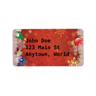 Classic Christmas Label