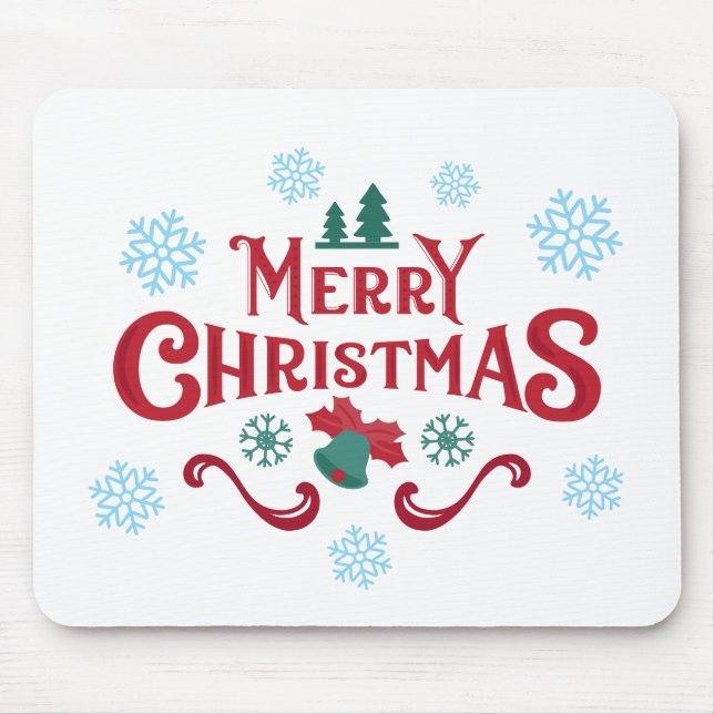 Classic Christmas Mousepad (Front)