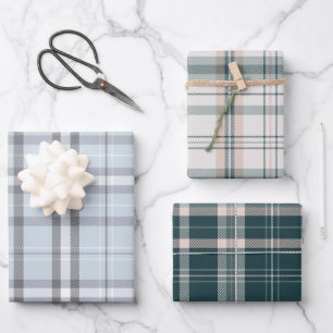 Classic Christmas Plaid collection Wrapping Paper Sheet
