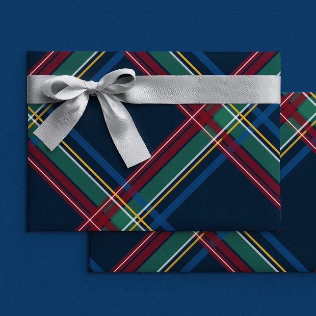 Classic Christmas plaid colourful holiday Wrapping Paper (Creator Uploaded)