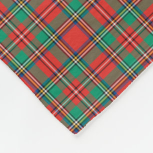 Classic Christmas Plaid Fleece Blanket