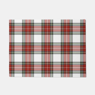 Classic Christmas Plaid Pattern Doormat