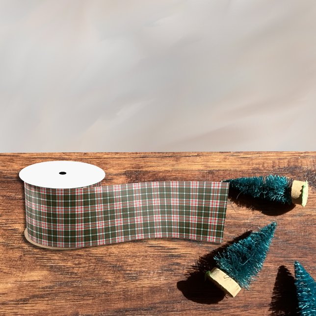 Classic Christmas Plaid Pattern Ribbon Satin Ribbon (Creator Uploaded)