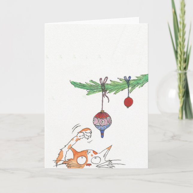 Classic Christmas Postcard (Front)